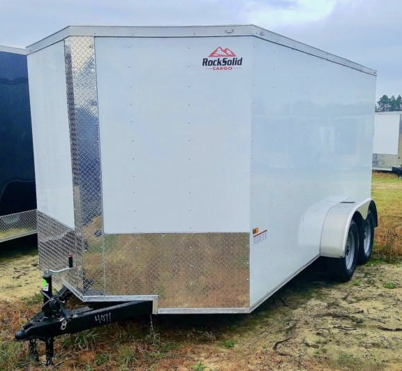 Rock Solid Cargo 6' x 12' Tandem Axle Enclosed Cargo Trailer – Standard Package – 6.12TA STD