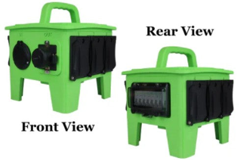 Power Assemblies Beetle Box Green 50A, 125/250V – PWA-BBC-101