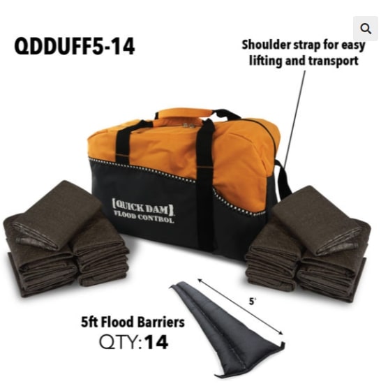 Absorbent Specialty Products DUFFEL BAG KIT 5FT BARRIERS 14/BAG – QDDUFF5-14