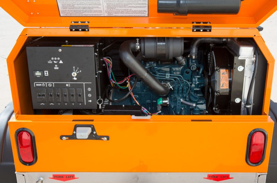 Wanco Inc Mobile 4kW Diesel Generator (Genset) – Model WLTT4LM4KH | Tier 4 Final