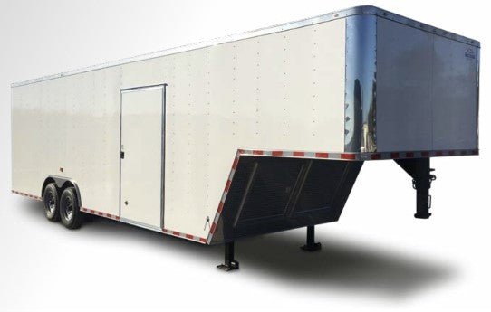 Rock Solid Cargo 8.5' x 28' Tandem Axle Gooseneck Enclosed Cargo Trailer – Standard Package – 8.5.28 GN STD