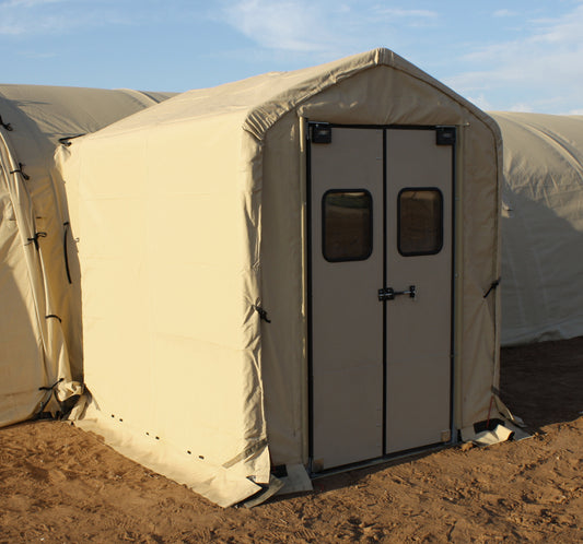 Alaska Structures, Inc. ALASKA VESTIBULE END PANEL WITH BUMP THR – AK-7X8-VEP04