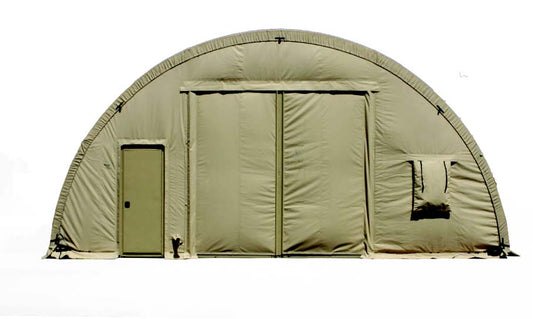 Alaska Structures, Inc. ALASKA 30' WIDE SHELTER END PANEL WITH B – AKS-AA111