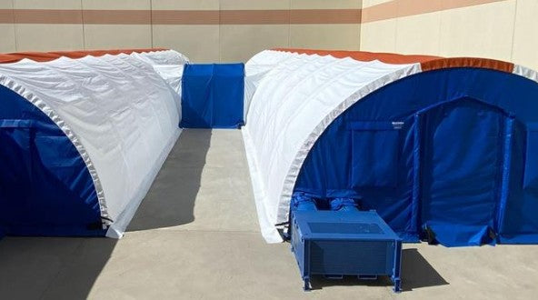 Alaska Structures, Inc. BLU-MED SHELTER CONNECTOR FLAP – BM-AB832