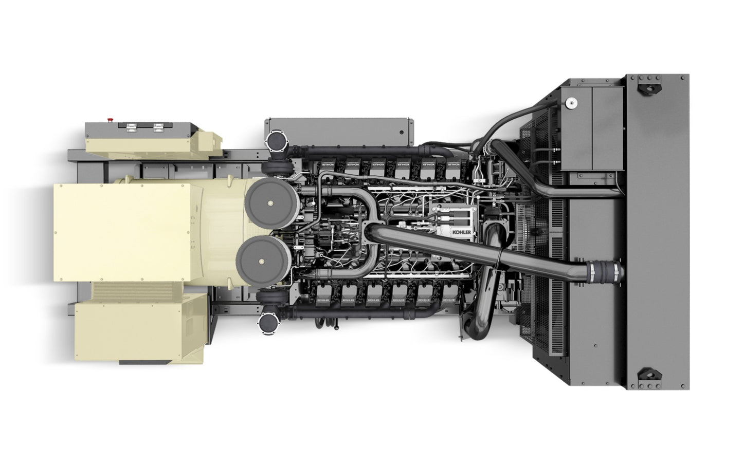 Kohler (Now Rehlko) 1000kW Diesel Generator (Genset) – Model KD1000