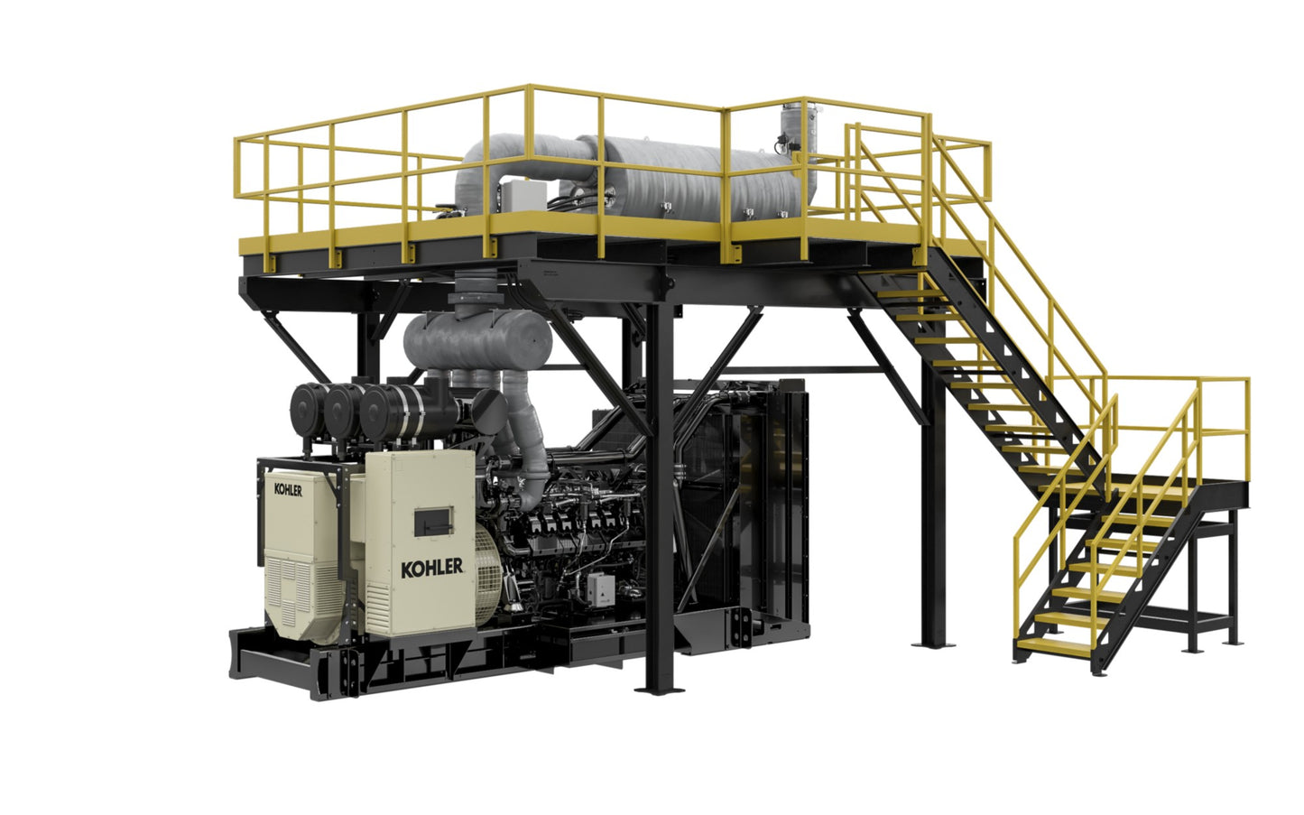 Kohler (Now Rehlko) 1250kW Diesel Generator (Genset) – Model KD1250-4 | Tier 4