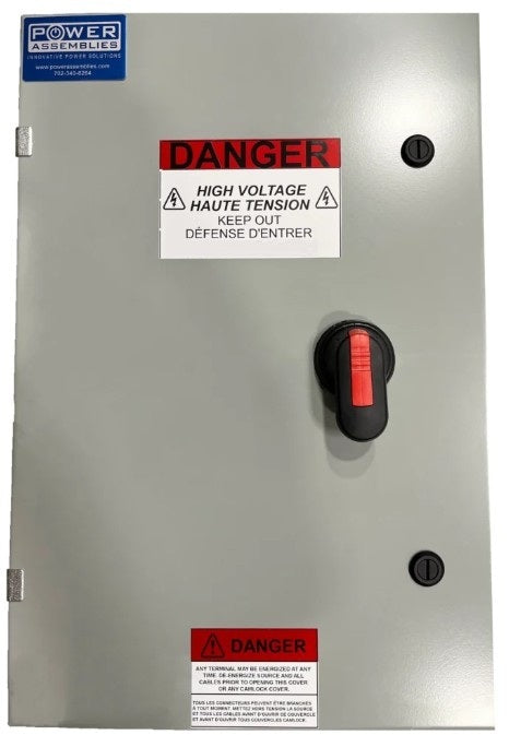 Power Assemblies Quick Connect Switch 600A,277/480V – PWA-QCS-06NNL-6