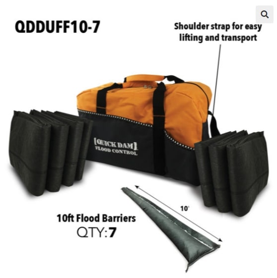 Absorbent Specialty Products DUFFEL BAG KIT 10FT BARRIERS 7/BAG – QDDUFF10-7