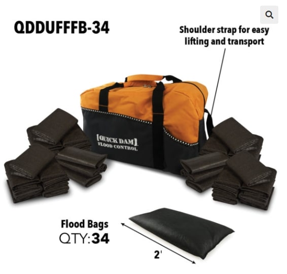 Absorbent Specialty Products DUFFEL BAG KIT 2FT BAGS 34/BAG – QDDUFFFB-34