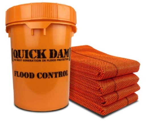 Absorbent Specialty Products GRAB & GO WATER BARRIERS 10FT HI VIS (4) – QDGG10-4HV