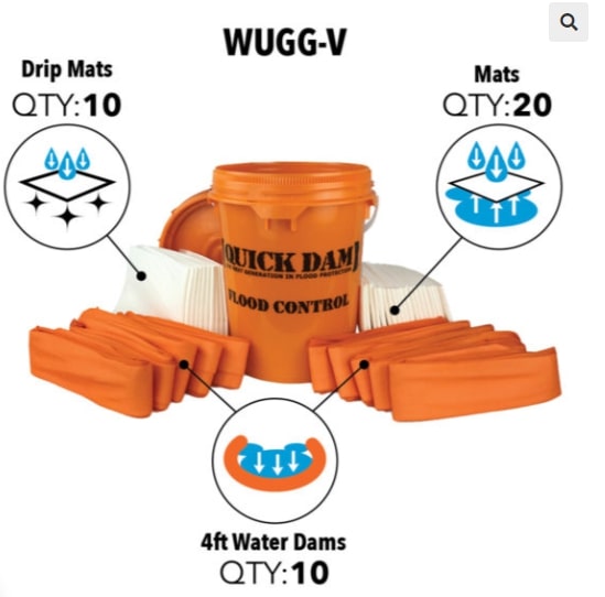 Absorbent Specialty Products GRAB & GO INDOOR WATER CONTROL VARIETY P – WUGG-V
