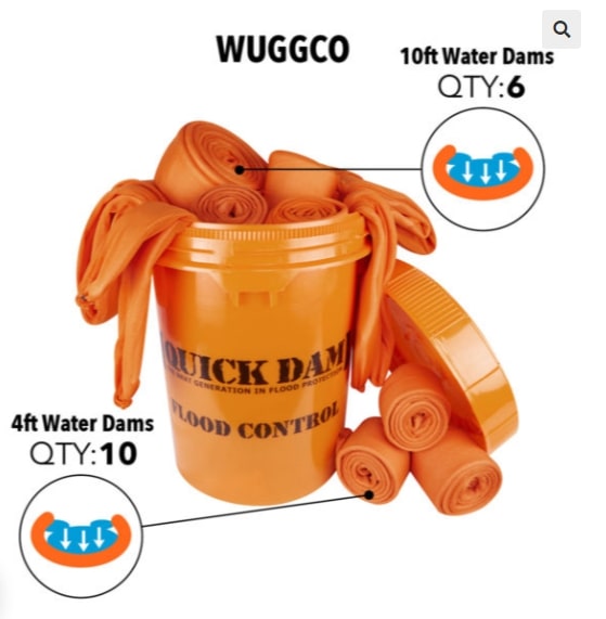 Absorbent Specialty Products 4' WATER DAMS (10) & 10'WATER DAMS (6) – WUGGCO